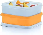 Tupperware Lunch-It Portion & Go Compact 2-Lunch Box Set - Dishwasher Safe & BPA Free - (2.3 Cups/550 ml)