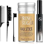 5 Pcs Hair Wax Stick for Flyaways Edge Control Slick - Styling Tools Includes, Finishing, Comb, Gel for Fly Away for Women