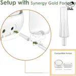 [新]與 SPECTRA SYNERGY GOLD 雙可調電動吸奶器零件配件兼容的管道適配器兼容,適用於 S1 和 S2