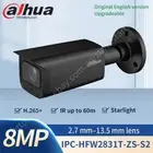 Dahua 4K 8MP 5xZoom IP Camera Starlight PoE IR60m IVS IPC-HFW2831T-ZS-S2 Black