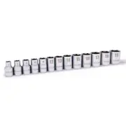 Steelman 13pc 3/8-in Drive Shallow Depth 6-pt Metric Chrome Socket Set 78528
