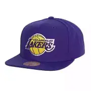MENS MITCHELL & NESS NBA CONFERENCE PATCH SNAPBACK LAKERS - PURPLE