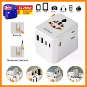 Universal Travel Adapter USB Power Adapter Type C Worldwide US/UK/EU/AU