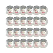 24PK Topchef Round Cake Board/Base Home Baking Pastry Accessory Grey 30cm