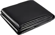Black Preformed Pond Liner 0.13mm, Flexible HDPE Pond Lining for Koi Fish Ponds, Outdoor Water Features (4x6m, 7x8m, 8x10m, 10x12m), Durable Pond Membrane(4x10m(13.1x32.8ft))
