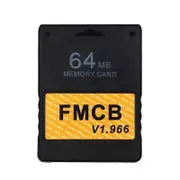 Bitfunx Free McBoot v1.966 8MB/16MB/32MB/64MB Memory Card for PS2 FMCB Version 1.966 FMCB 64MB v1.966