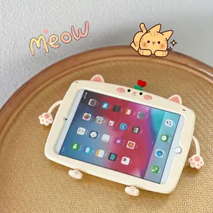 啟點數碼批發💖 可愛卡通保護殼 旋轉支架平板保護套 適用 iPad 6 7 8 9 10 Air 4 5 mini6