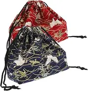 Ciieeo Exquisite Craftsmanship Lunch Bag Drawstring Lunch Box and Girls' Lunch Pouch Multi- for School