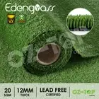 2x10m 20SQM Artificial Grass Synthetic Turf Plastic Plant Floor Fake Lawn 12mm