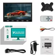 7" IPS CCTV Monitor Mini PC Screen HDMI AV/RCA VGA Input with Speaker iPoster