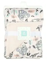 [Disney] Bambi Baby Polyester Velour Pram Blanket 76x101cm in Multi