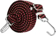 DOITOOL Elastic Luggage Tie Down Straps High Elastic Cargo Binding Belt for Suitcases Duffel Bags Travel Use Red Durable Convenient Travel Accessory