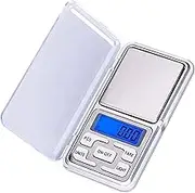 Pocket Digital Kitchen Scales for Food, Jewellery Gold Herbs - 0.01g to 200g - Auto Calibration - Tare Function