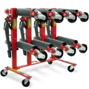 T-Rex 2360kg Set of 4 Vehicle Positioning Jacks with Rack Stand, Mechanical Ratc