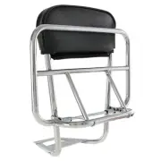 VESPA GTR SPRINT SUPER SPRINT VELOCE CUPPINI CHROME REAR BACK REST WITH RACK
