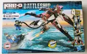 BATTLESHIP BUILDING SET ALIEN STRIKE by HASBRO KRE-O 38955, 4 Kreon Figures.