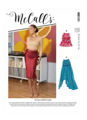 McCall's Sewing Pattern M8151 Misses Skirts Variations 3 Styles Sizes 16-24 UC