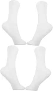 WESIEVYA 4 Pcs Female Foot Mannequin Sock Jewelry Display Props Realistic Plastic Leg Model