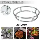 1Pcs Kitchen Supplies Pot Mat Stainless Steel Cookware Ring Durable Wok Rack