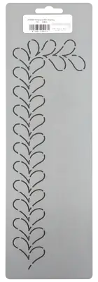 Quilting Stencil Feather Quilt Patterns 1.5" Sashing Border Quilters Template