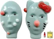 Strange Pimple Popping Fidget with Filler Tools - 2 Pack Refillable Weird Alien Pimple Popper Toy, Pimple Popper Stress Relief Toy, Anti-Stress Playing for Kids and Adults
