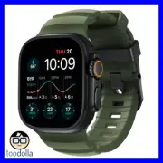 NOMAD Rocky Point Band for Apple Watch 46/49mm, Black Titanium, Forest Green