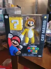 JAKKS Nintendo The Super Mario Bros. Movie 5” Action Figures Series 2 Cat D4