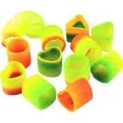 Assorted Shaped Mini Slinky Springs (Pack of 12)