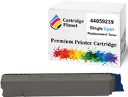 Cyan Compatible Toner Cartridge for OKI 44059239 (10,000 Pages) for OKI MC860