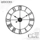 【iINDOORS】Loft 簡約設計時鐘-黑色烤漆60cm