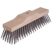 Lessmann 146.201.00 Scopa Testa Rialzata IN Legno Stock 6 Fila 300mm x 70mm