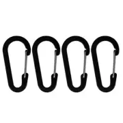 4pcs Aluminum Carabiners Clip, for Hangings Bags, Purses, Lamps, Strollers,