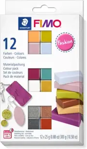 8023 C12-5 FMO Soft Oven Hardening Modelling Clay 12 X 25 G Blocks - Fashion Col