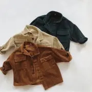Country Cord Jacket - Kids Corduroy Button Up Jacket with Pockets