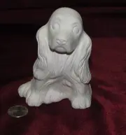 Ceramic Bisque Small Cocker Spaniel Dog Ready to Paint U Paint Animal