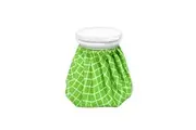 Ice/Hot Bag - Green with White Checkers