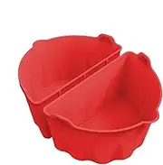 Slow Cooker Liners - Divider Silicone Liners | Heat Resistant Slow Cooker Insert Liner, 1 Pair Reusable Divider, Gathering Kitchen 6-8 Qt Cookware Dishwasher Safe for Potato, Shrimp, Fish