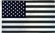 Black and White USA Army Polyester 5'x3' Flag - LAST FEW