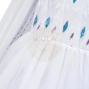 冰雪奇緣-白款艾莎公主 發票 WULA烏拉 ELSA衣服 ELSA服裝 ELSA公主裝 冰雪奇緣衣服 兒童萬聖節衣服