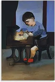 Pablo Picasso《Little Boy》Canvas Wall Art Picasso Poster Pablo Picasso Prints Pablo Picasso Painting for Home Decor Picture 40x65cmx1 No Frame