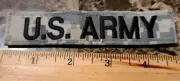 U.S. ARMY DISTIGUISHING NAME TAPE PATCH HOOK AND LOOP