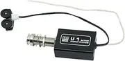 Rechargeable Acoustic Guitar Active Piezo Pickup Pick-up Transducer with Volume and Tone Control for Ukulele Black One Size