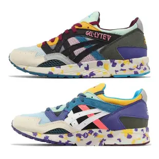 Asics 休閒鞋 GEL-Lyte V 男鞋 彩色 麂皮 皮革 拼接 復古 運動鞋 補丁 亞瑟士 1201A763960