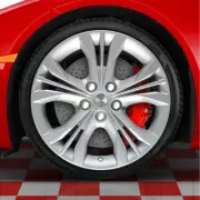 18x8 Alloy Wheel for 2014-2020 Chevy Impala – Silver 15-Spoke Replacement Rim