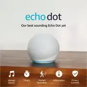 Echo Dot (5Th Gen, 2022 Release) Smart Speaker with Alexa | Glacier White
