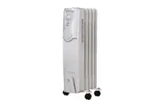 Sunair 5 Fin Oil Heater w Thermostat 1000W Home Heat Heating Portable
