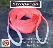 Straps2go® 4x4 Recovery Heavy Duty Tow Strap
