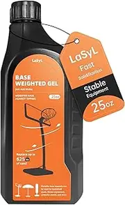 LaSyL Base Weighted Gel (25 Ounces) - Sand & Sandbag Replacement for Anchoring Portable Basketball Hoops, Outdoor Umbrellas and Volleyball Nets - Eco-Friendly & More Effective Than Water Alone