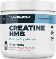 Transparent Labs Creatine Monohydrate HMB Powder - Strawberry Lemonade