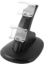 PS Dual Controller r Dock Station, Charging Port Docking Station Stand with USB Cable for PS Slim, Pro Controller, Replacement Charging Dock Station